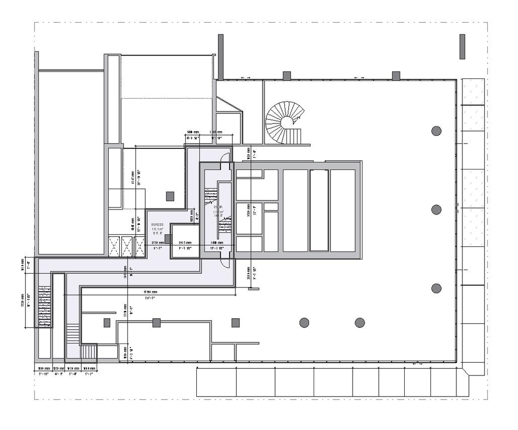Floor plan for project from page 66 of the file 'Application booklet'