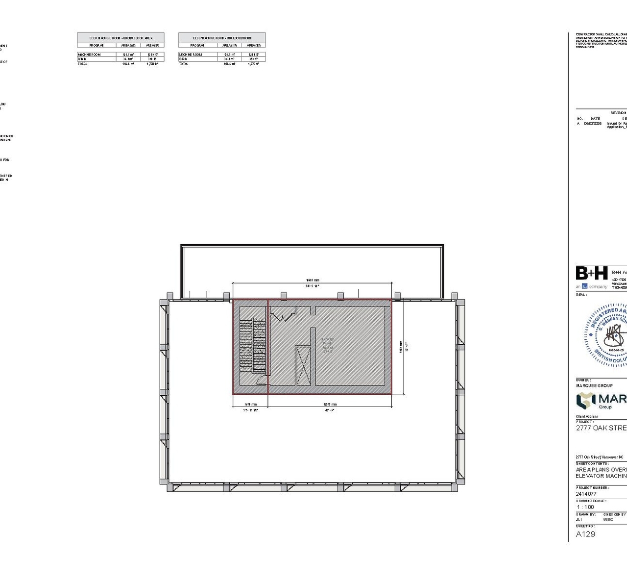 Construction site plan for project from page 74 of the file 'Application booklet'