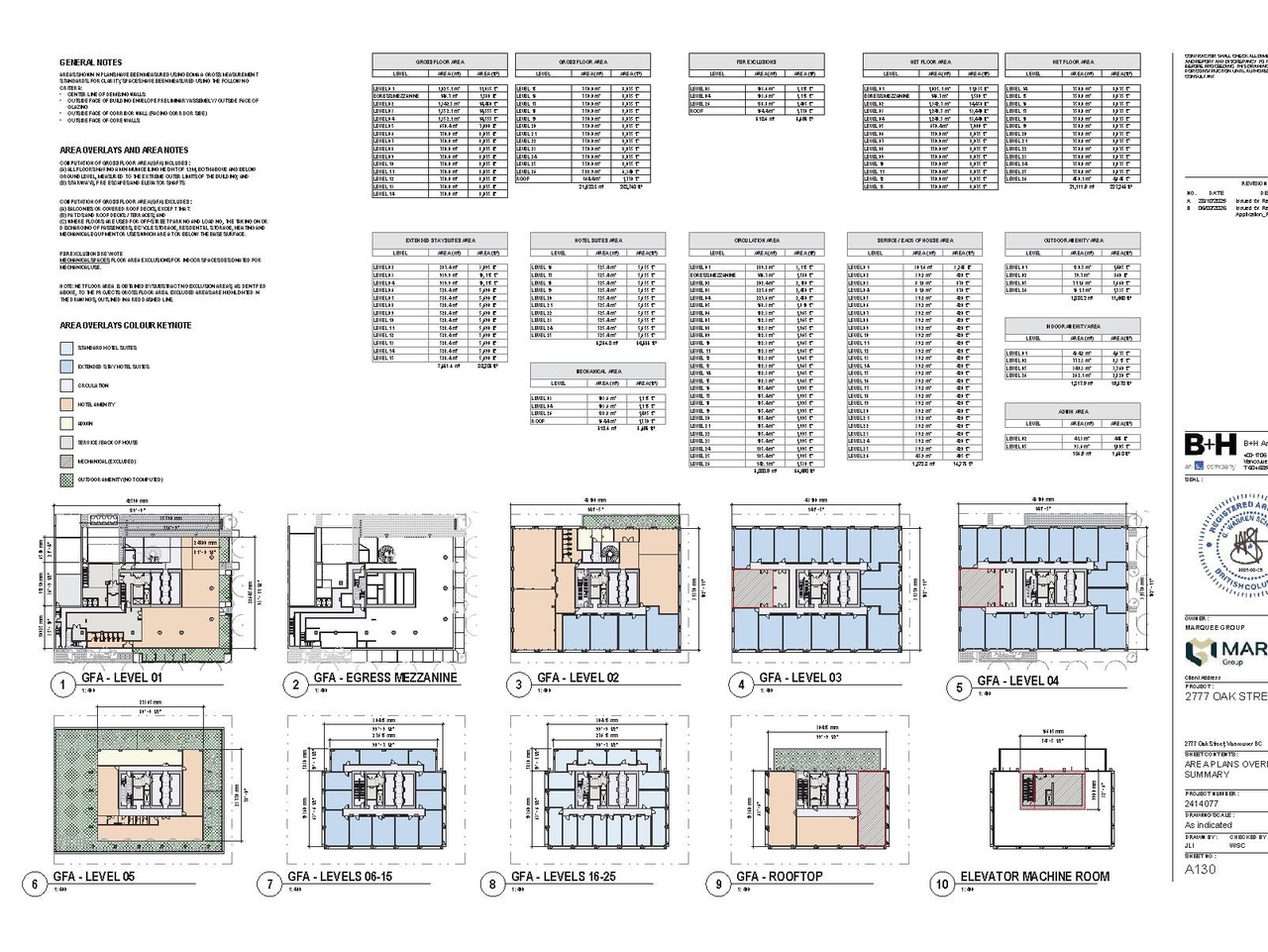 Construction site plan for project from page 75 of the file 'Application booklet'