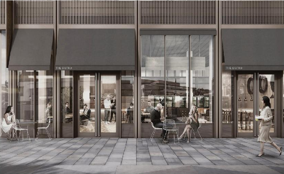 Rendering of building from page 28 of the file 'Application booklet'