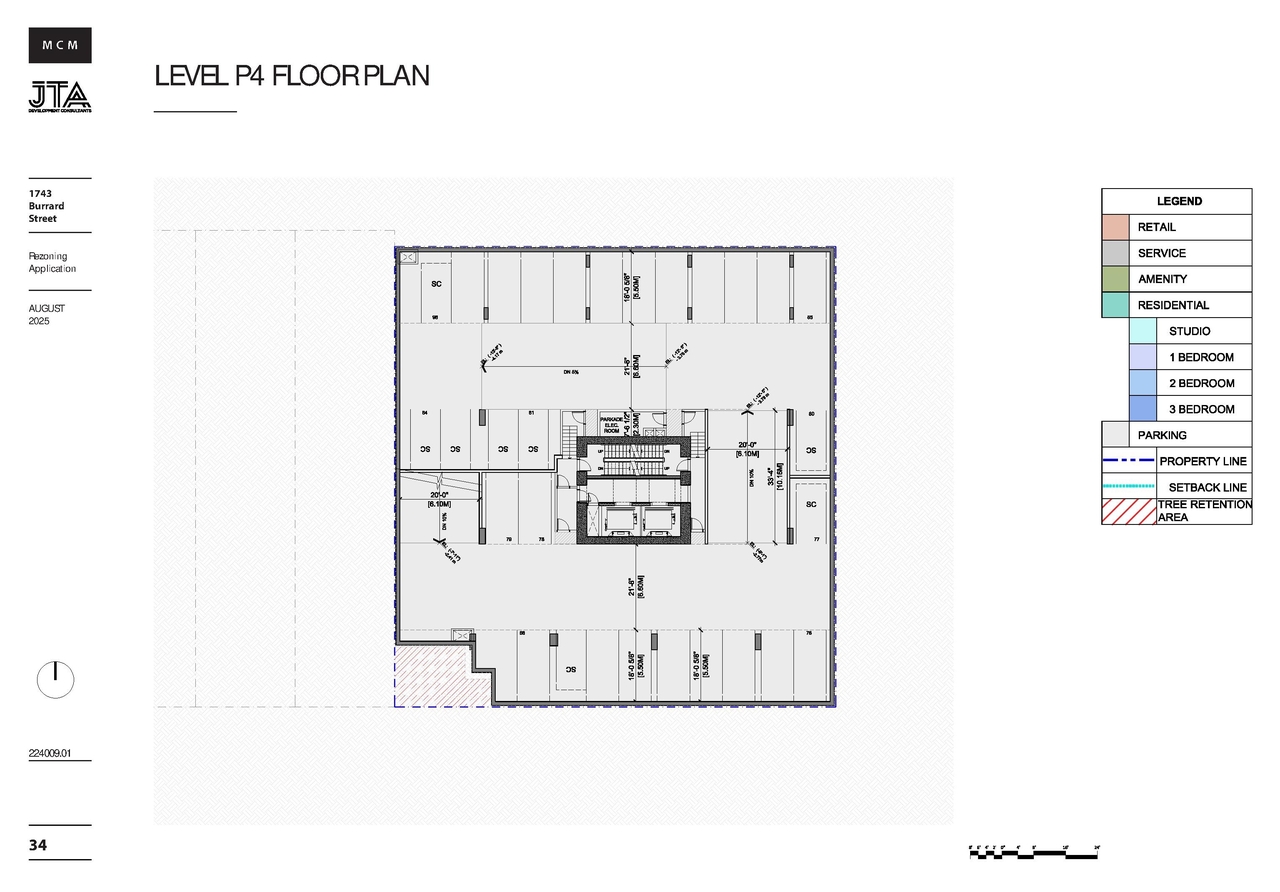 Floor plan for project from page 34 of the file 'Application booklet'