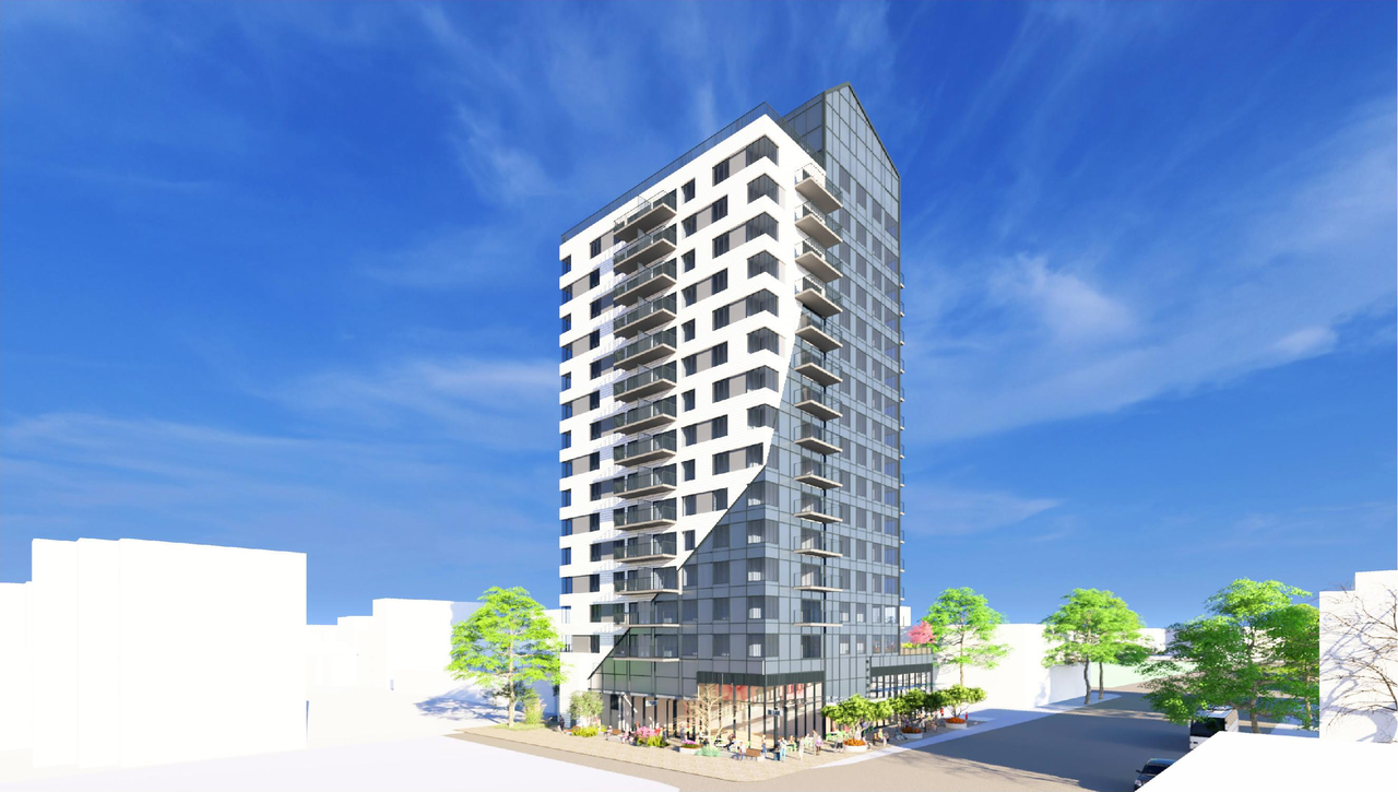 Rendering of building from page 51 of the file 'Application booklet'