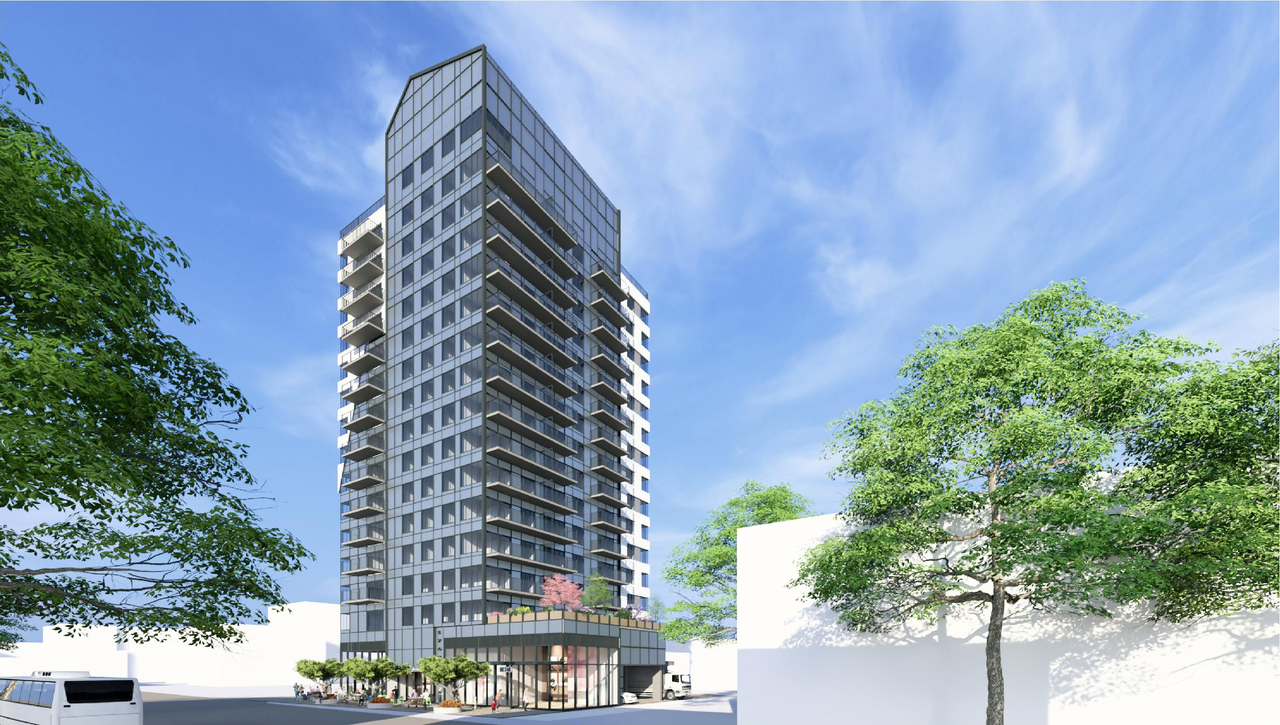 Rendering of building from page 52 of the file 'Application booklet'