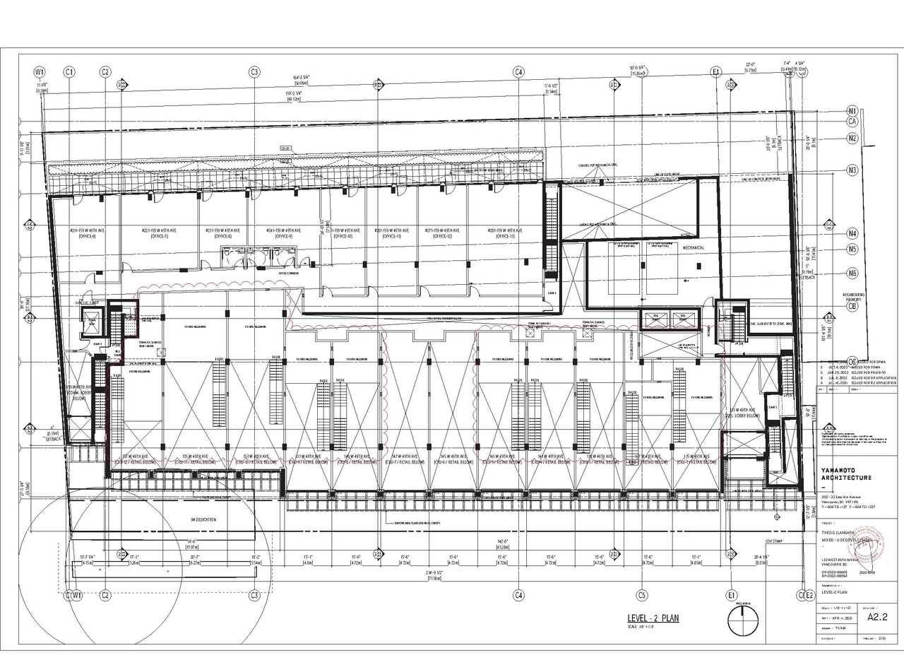 Floor plan for project from page 3 of the file 'Application booklet'