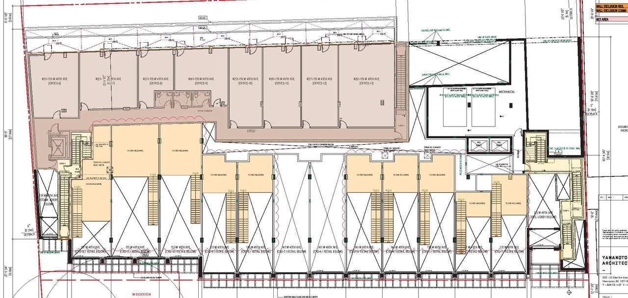 Floor plan for project from page 5 of the file 'Application booklet'