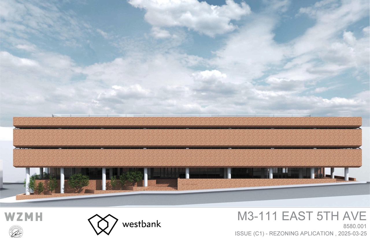 Rendering of building from page 1 of the file 'Application booklet'