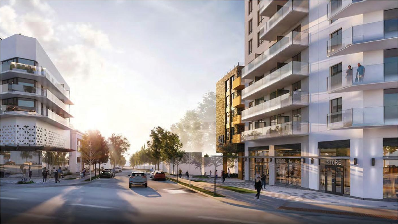 Rendering of building from page 14 of the file 'Application booklet'