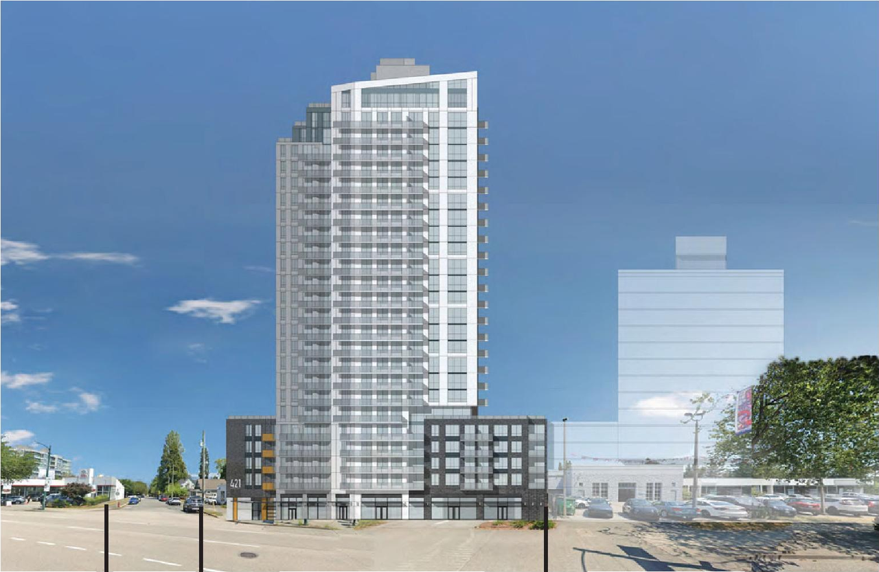 Rendering of building from page 24 of the file 'Application booklet'