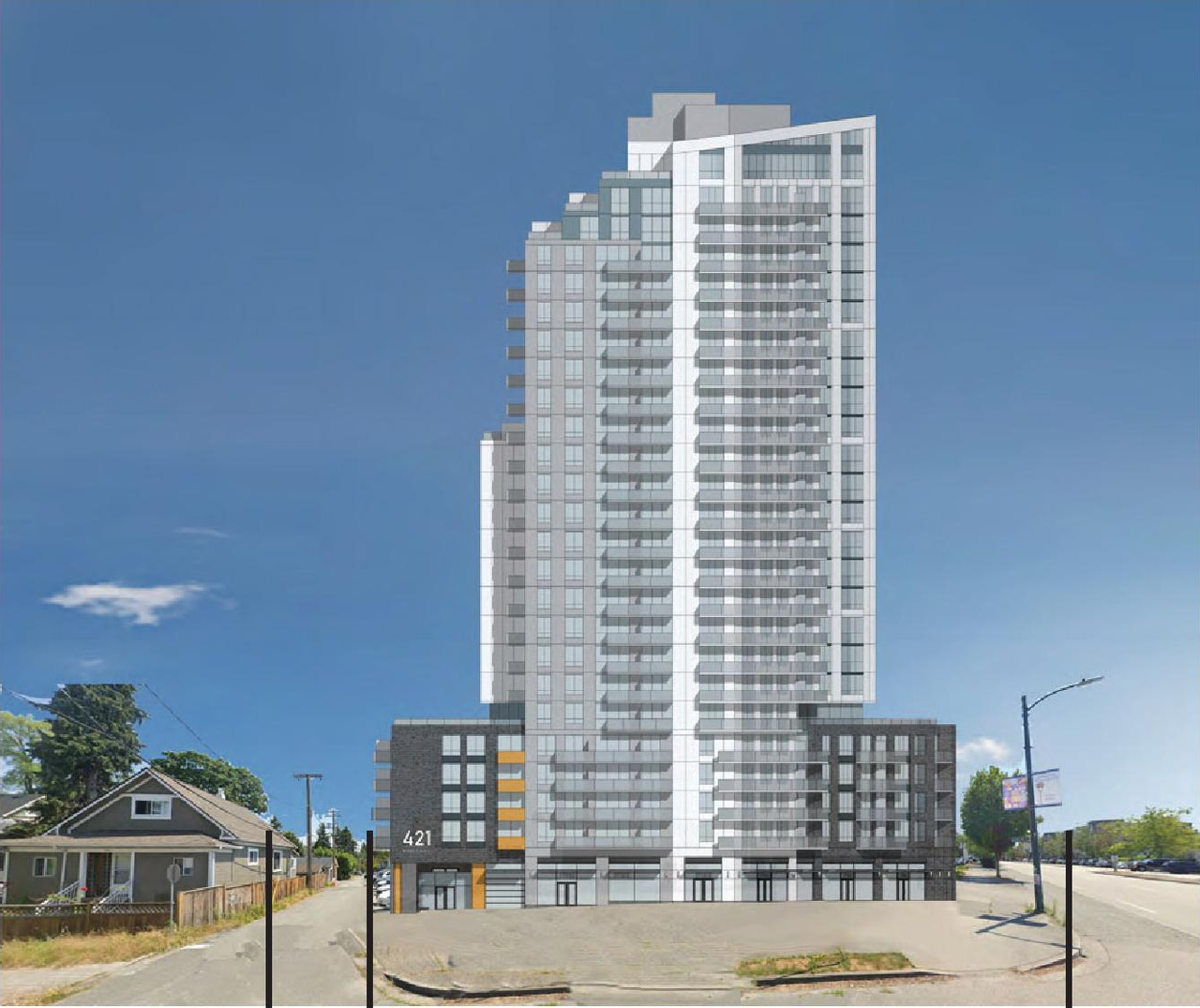 Rendering of building from page 25 of the file 'Application booklet'