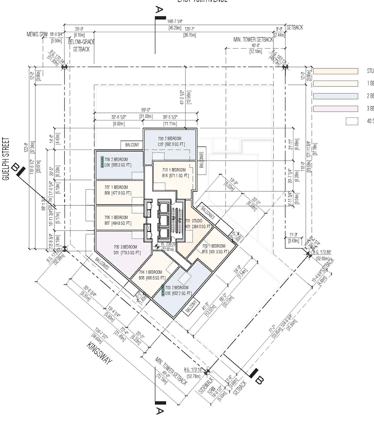 Floor plan for project from page 40 of the file 'Application booklet'