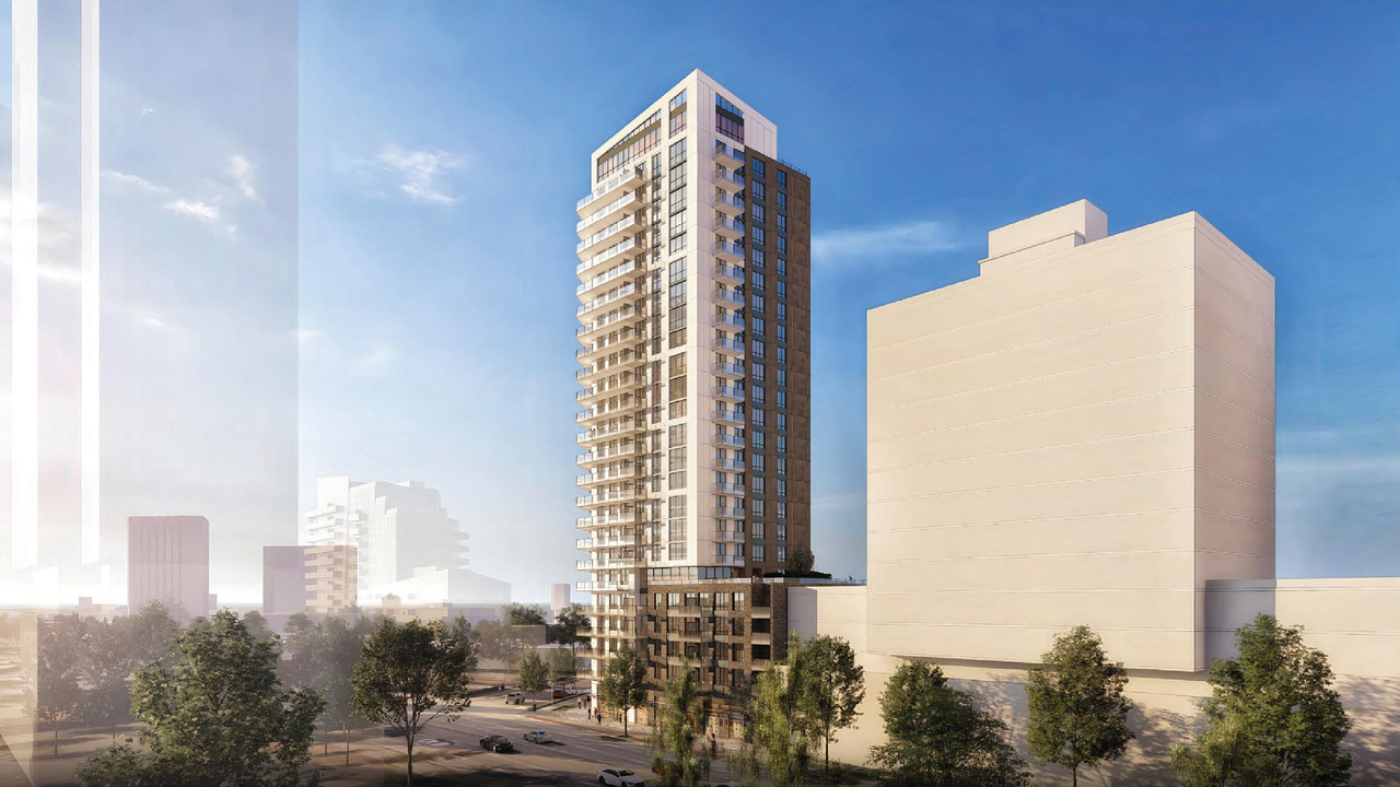 Rendering of building from page 61 of the file 'Application booklet'
