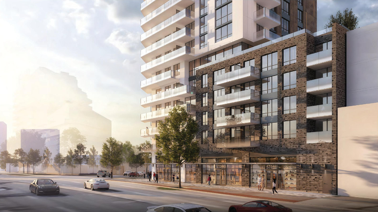 Rendering of building from page 65 of the file 'Application booklet'