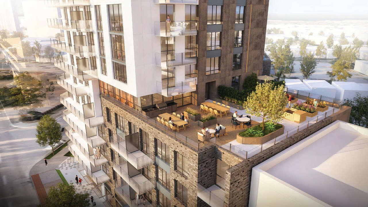 Rendering of building from page 67 of the file 'Application booklet'