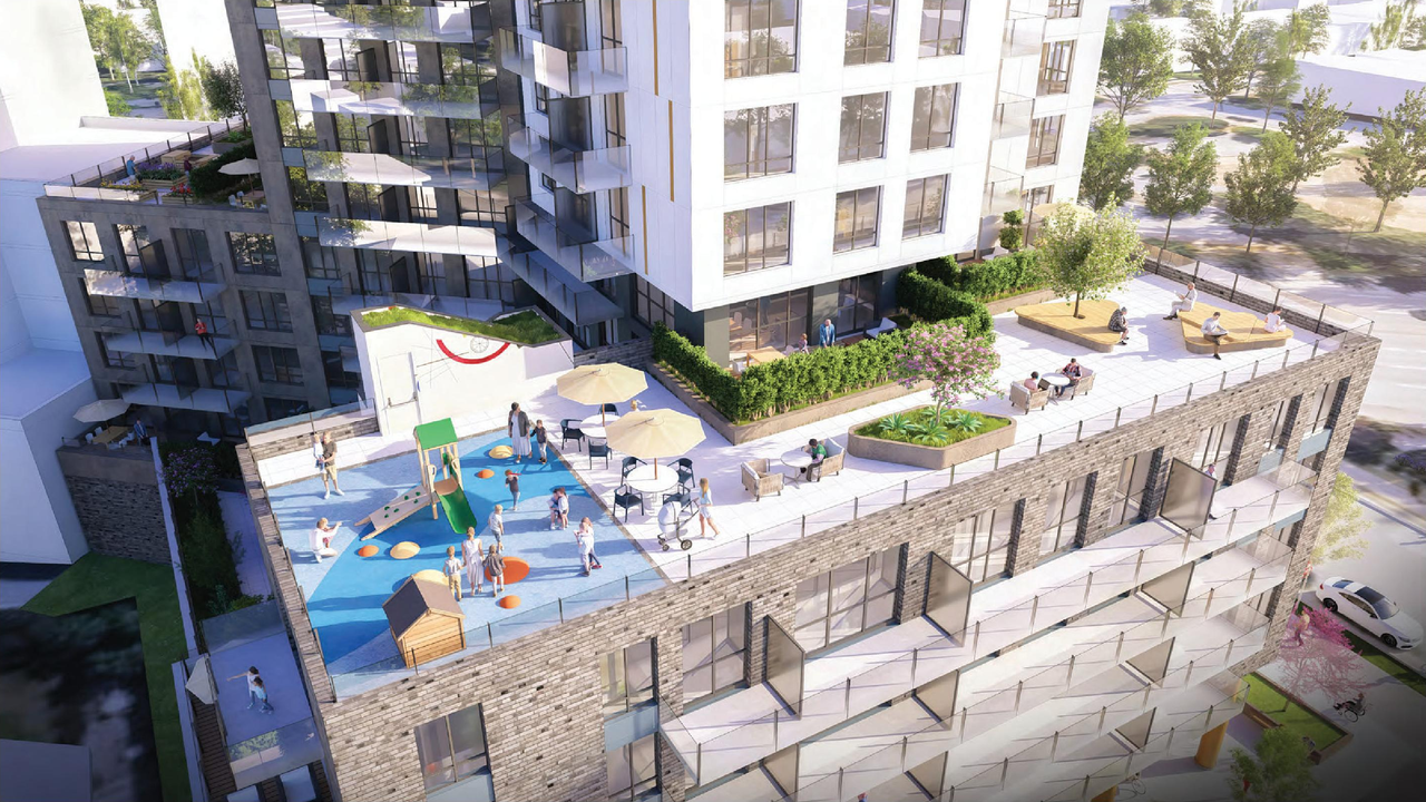 Rendering of building from page 68 of the file 'Application booklet'