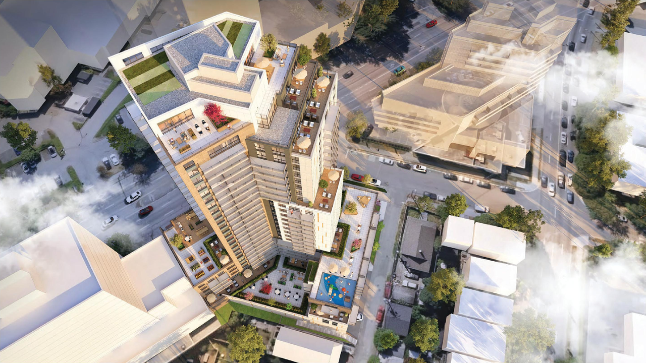 Rendering of building from page 70 of the file 'Application booklet'