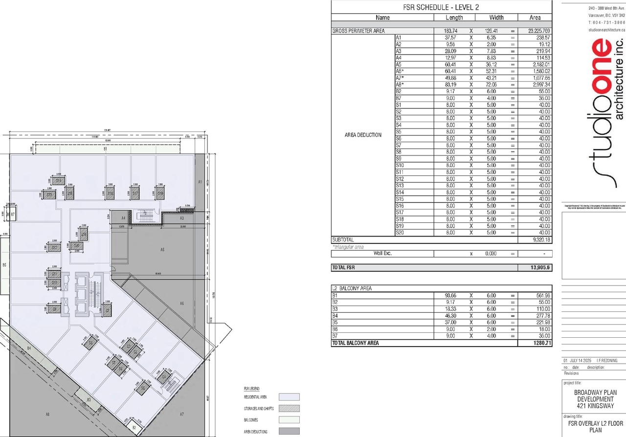Floor plan for project from page 82 of the file 'Application booklet'