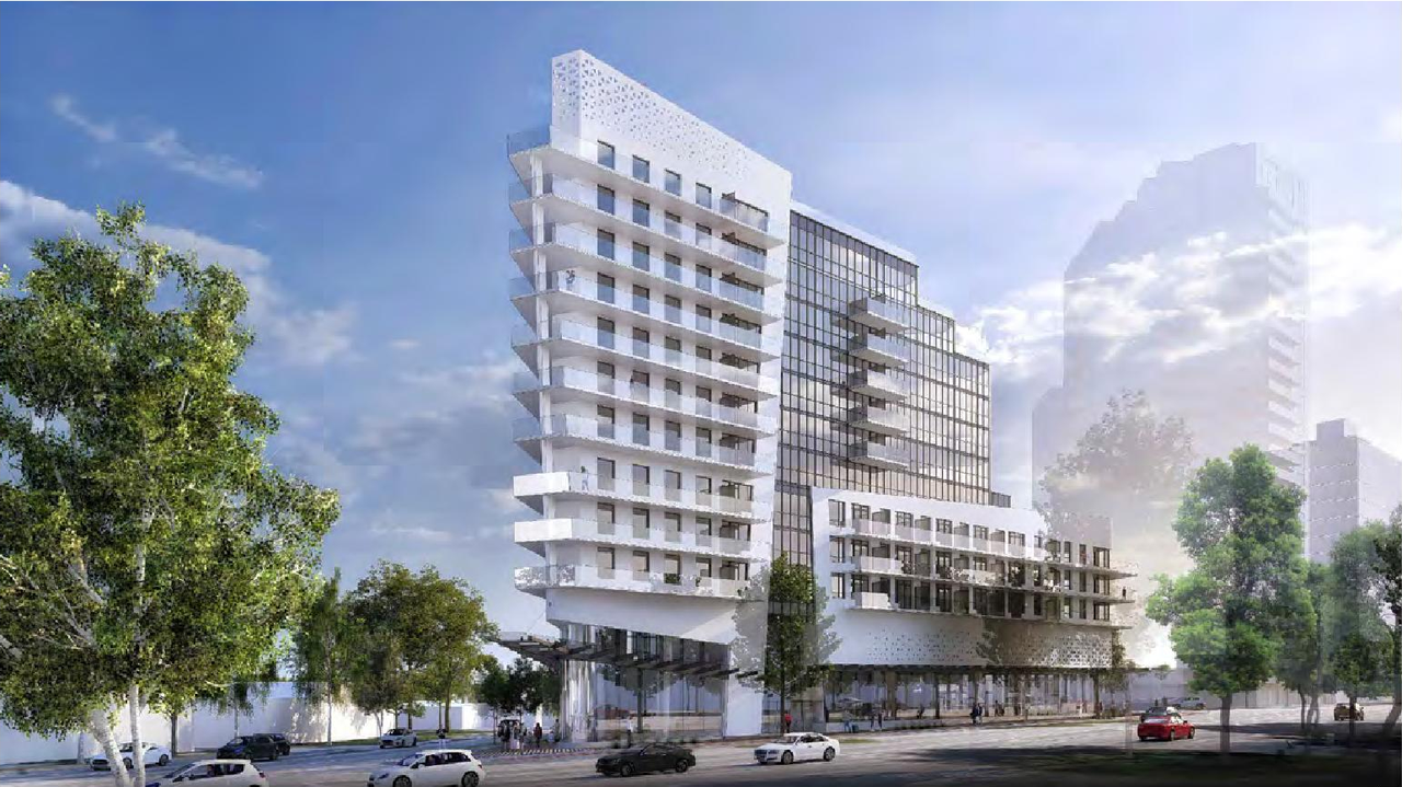 Rendering of building from page 14 of the file 'Application booklet'