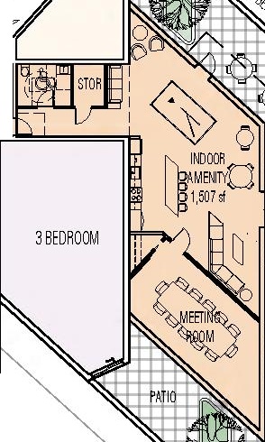 Floor plan for project from page 20 of the file 'Application booklet'