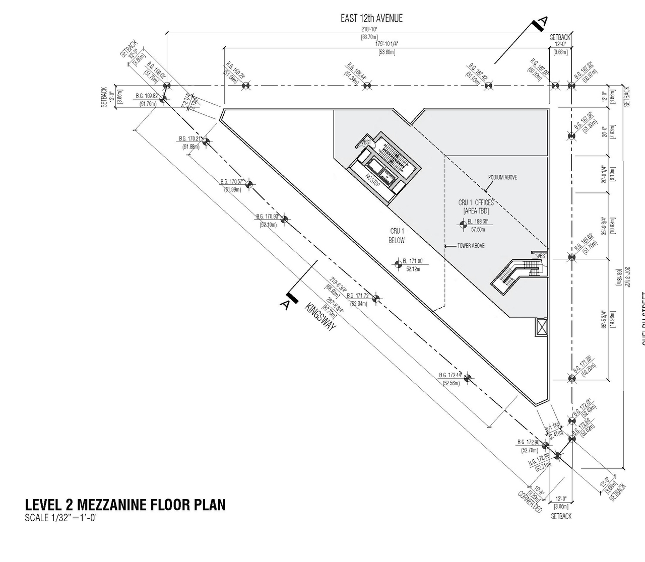 Floor plan for project from page 36 of the file 'Application booklet'