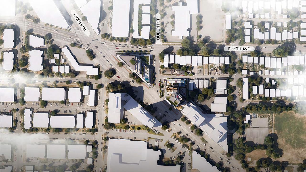 Construction site plan for project from page 66 of the file 'Application booklet'