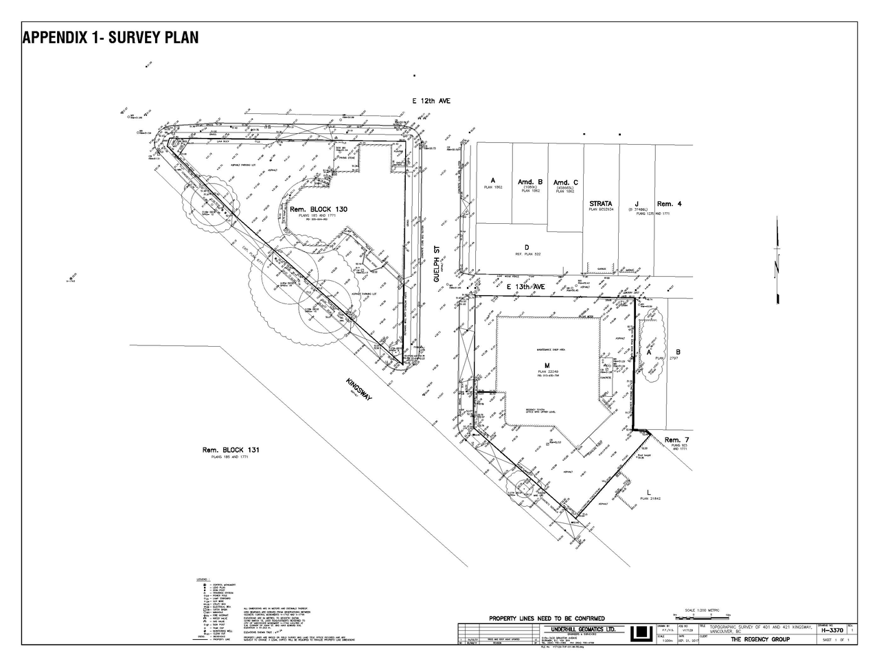Construction site plan for project from page 73 of the file 'Application booklet'