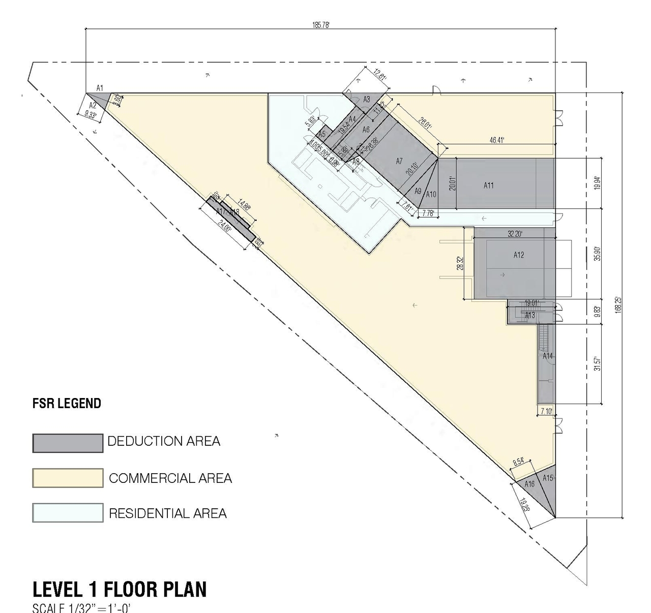 Floor plan for project from page 76 of the file 'Application booklet'