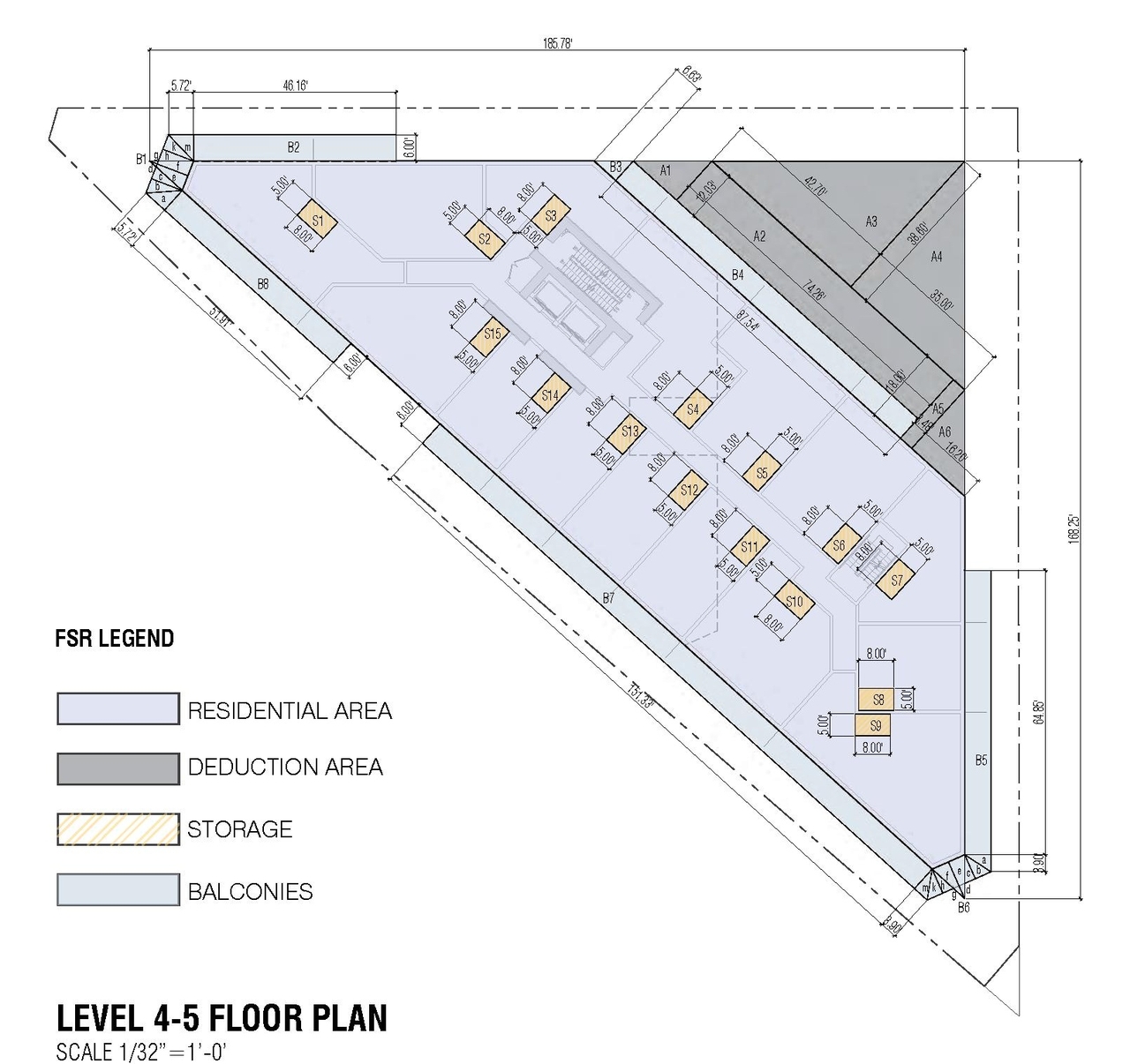 Floor plan for project from page 79 of the file 'Application booklet'
