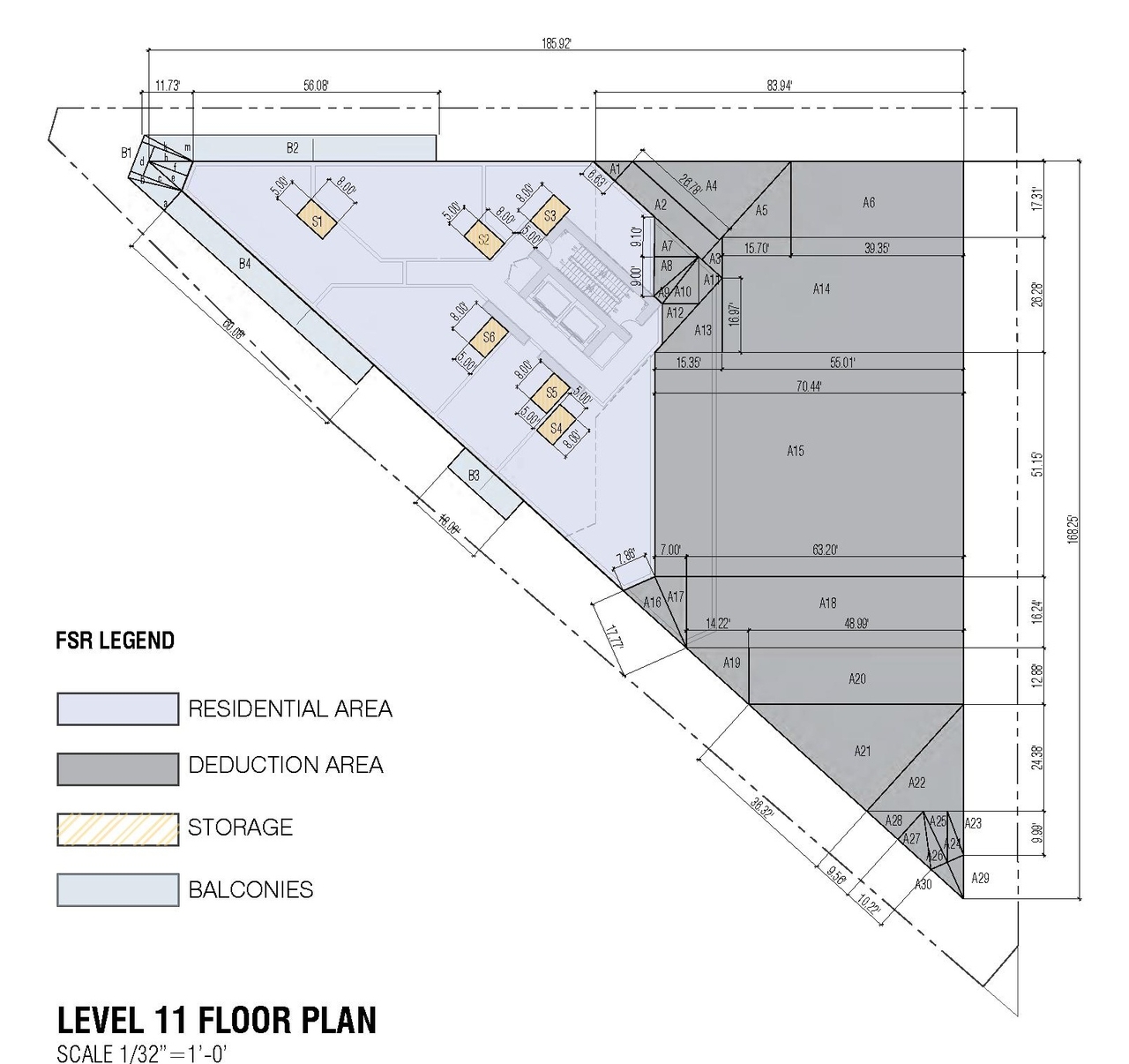 Floor plan for project from page 83 of the file 'Application booklet'