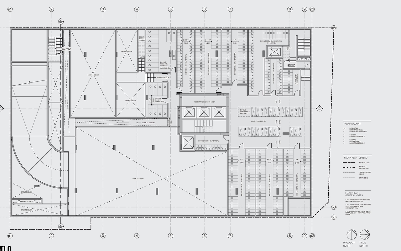 Floor plan for project from page 52 of the file 'Application booklet'