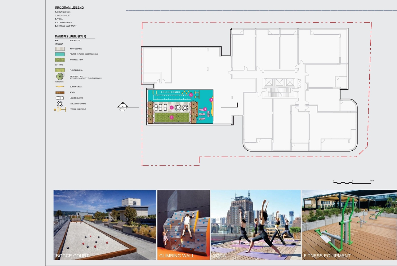 Construction site plan for project from page 87 of the file 'Application booklet'