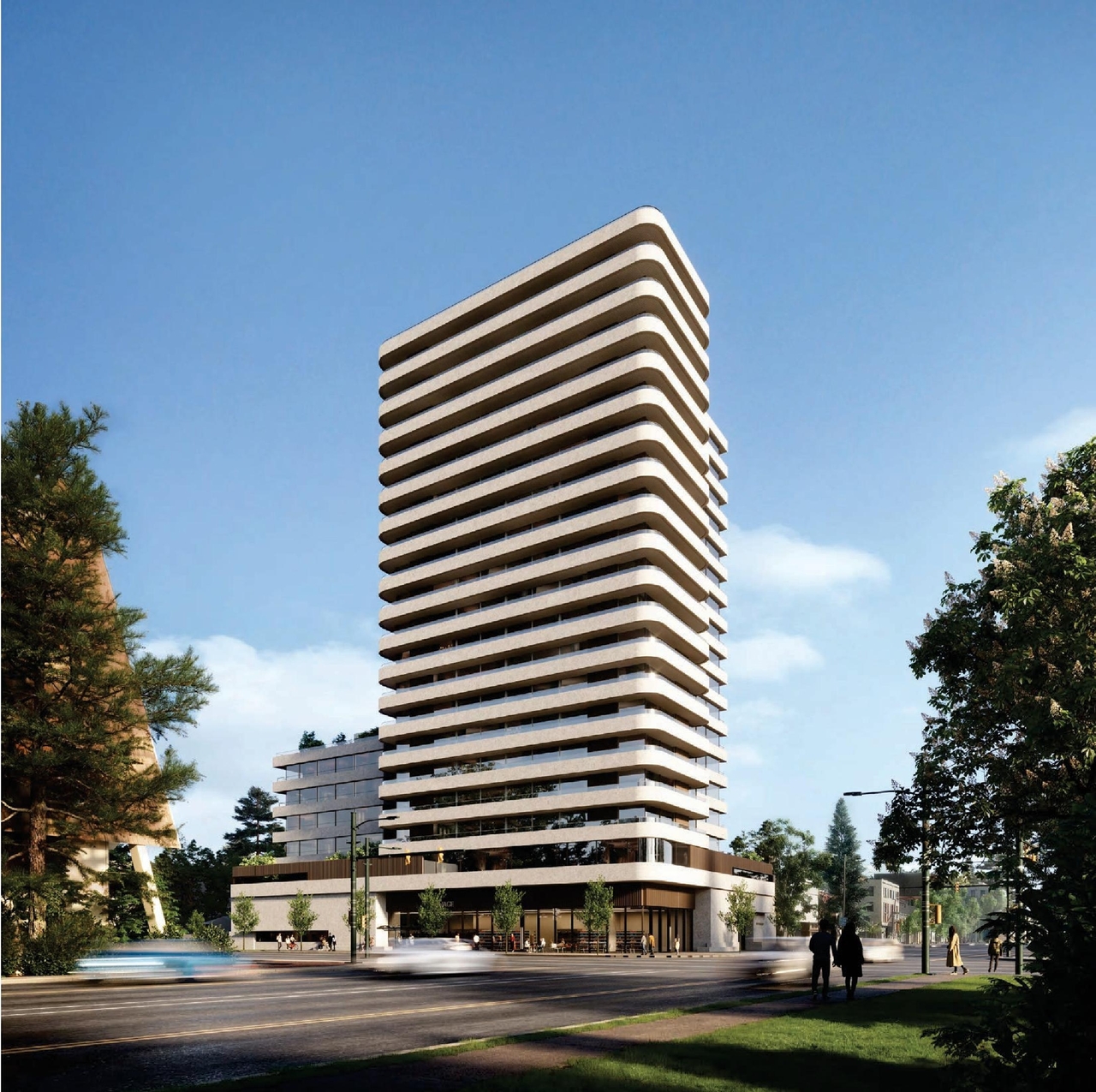 Rendering of building from page 38 of the file 'Application booklet'