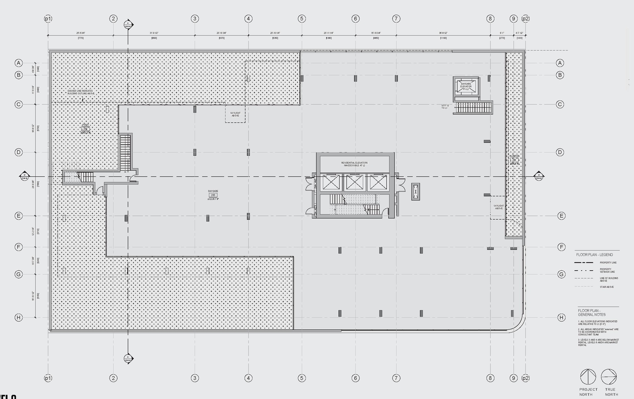 Floor plan for project from page 53 of the file 'Application booklet'