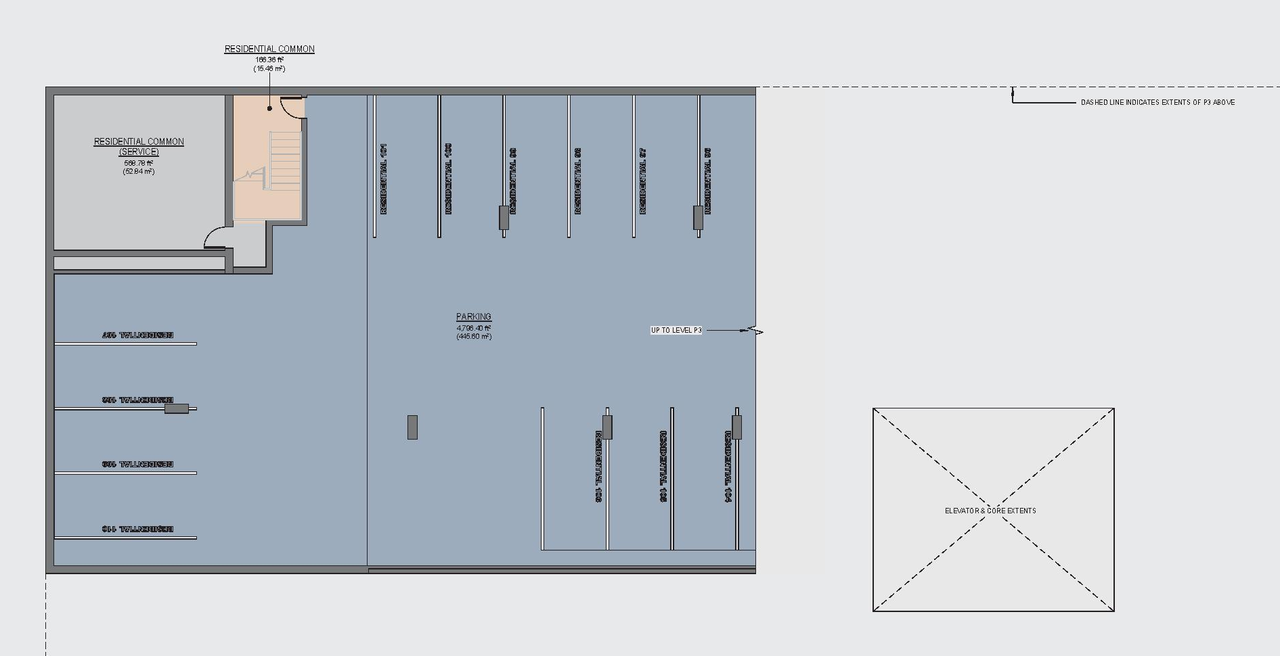 Floor plan for project from page 66 of the file 'Application booklet'
