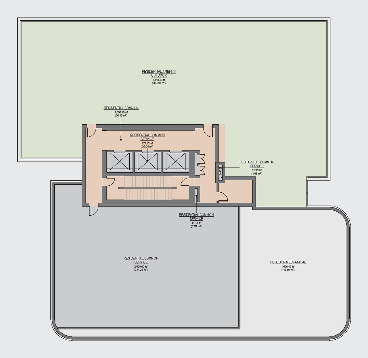 Floor plan for project from page 79 of the file 'Application booklet'
