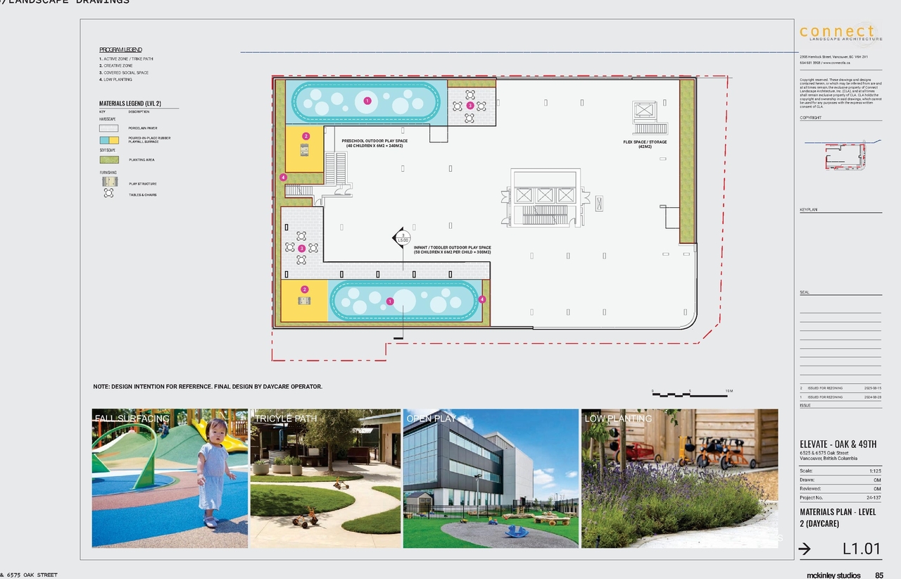 Construction site plan for project from page 84 of the file 'Application booklet'