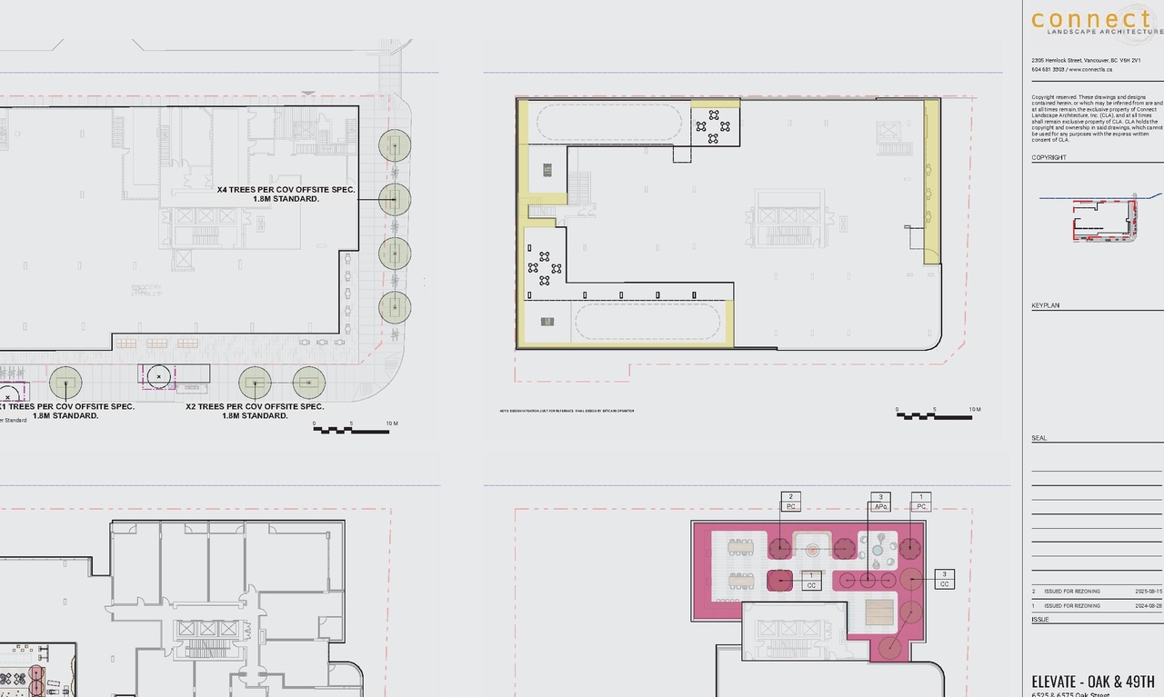 Construction site plan for project from page 88 of the file 'Application booklet'