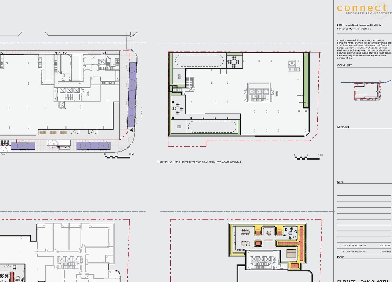 Construction site plan for project from page 91 of the file 'Application booklet'