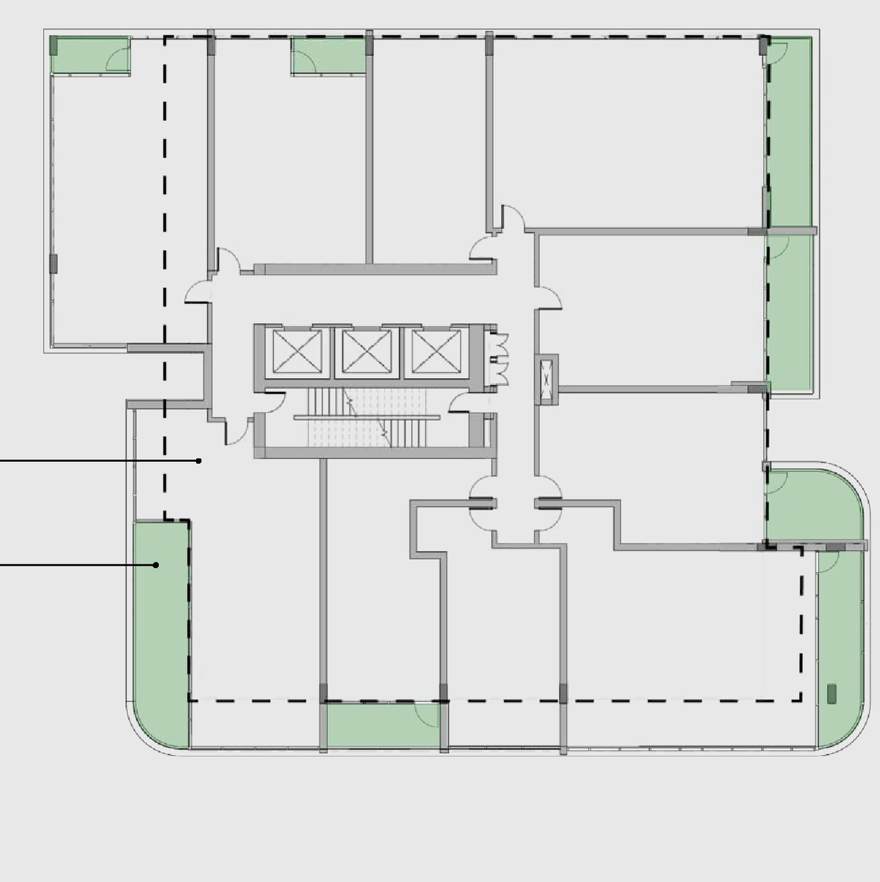 Floor plan for project from page 20 of the file 'Application booklet'