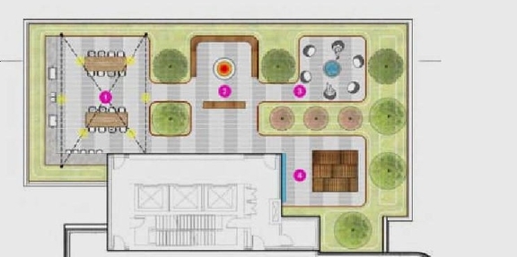 Floor plan for project from page 37 of the file 'Application booklet'