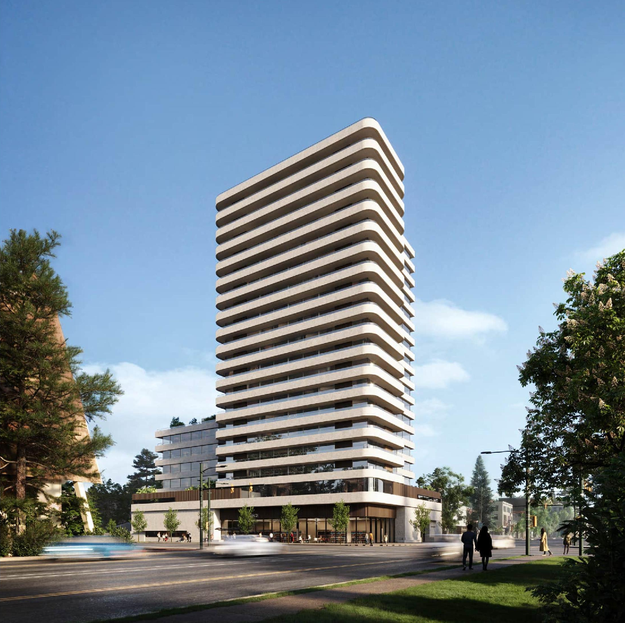 Rendering of building from page 39 of the file 'Application booklet'