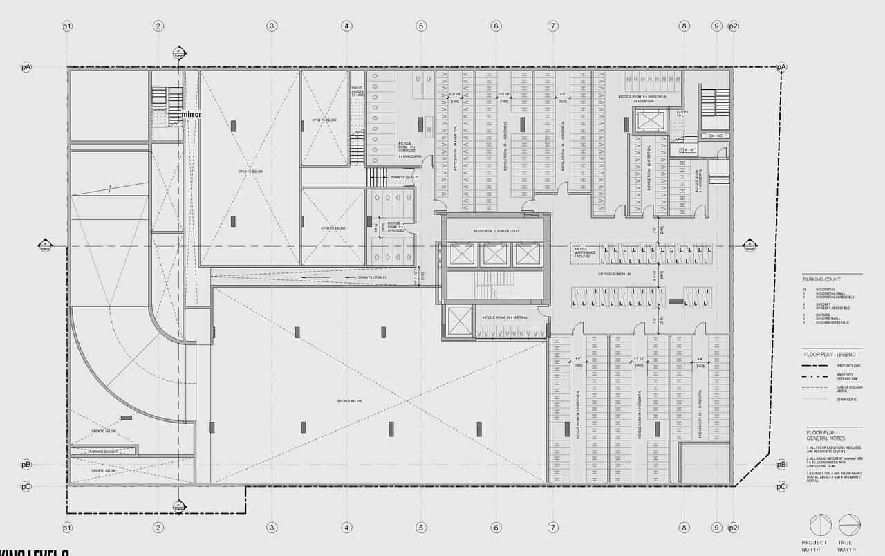 Floor plan for project from page 52 of the file 'Application booklet'