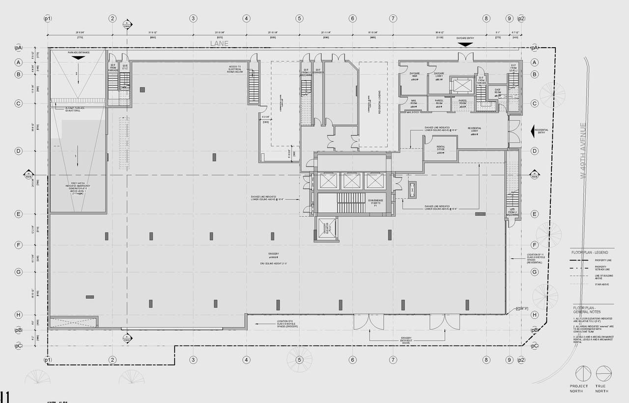 Floor plan for project from page 53 of the file 'Application booklet'