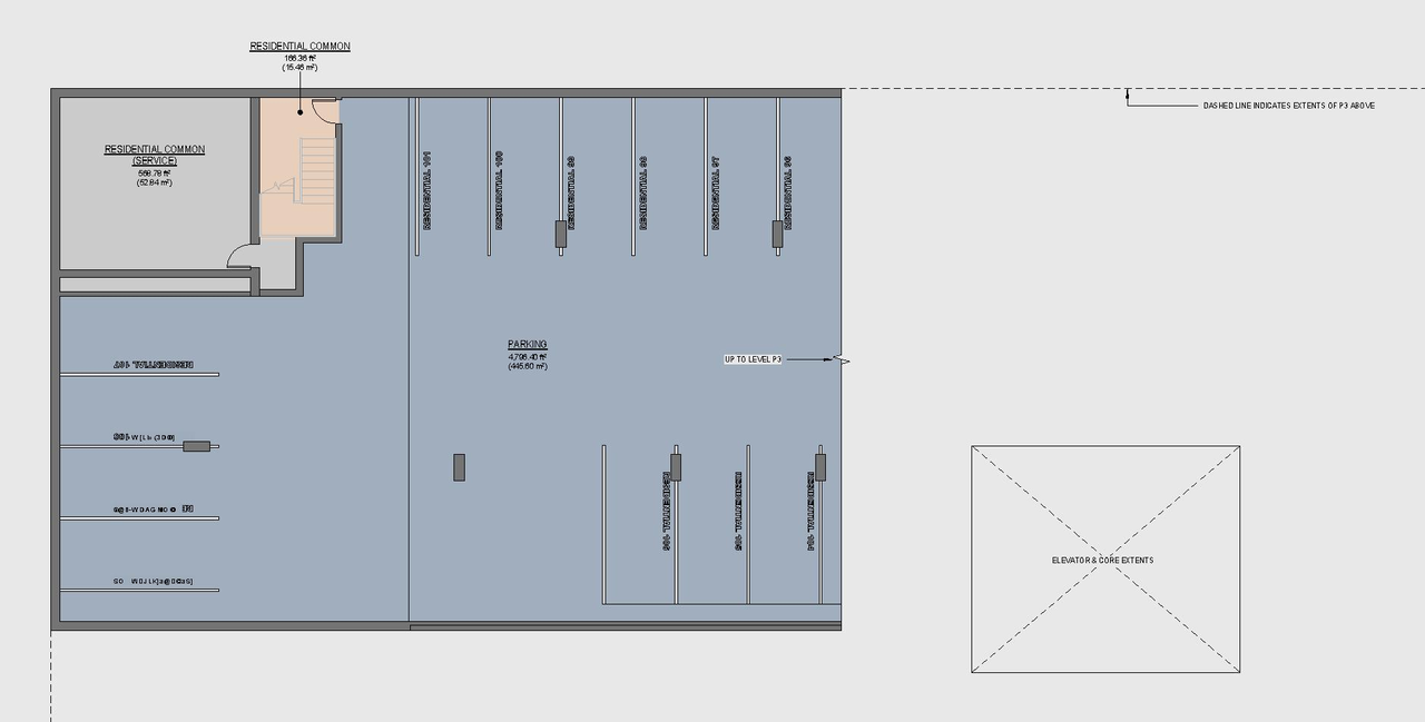 Floor plan for project from page 67 of the file 'Application booklet'