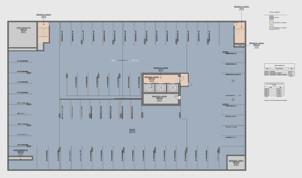 Construction site plan for project from page 68 of the file 'Application booklet'