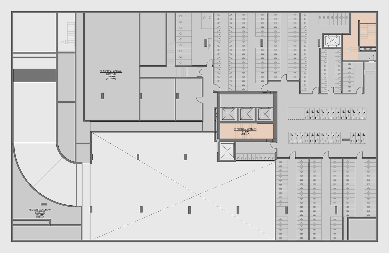 Floor plan for project from page 71 of the file 'Application booklet'