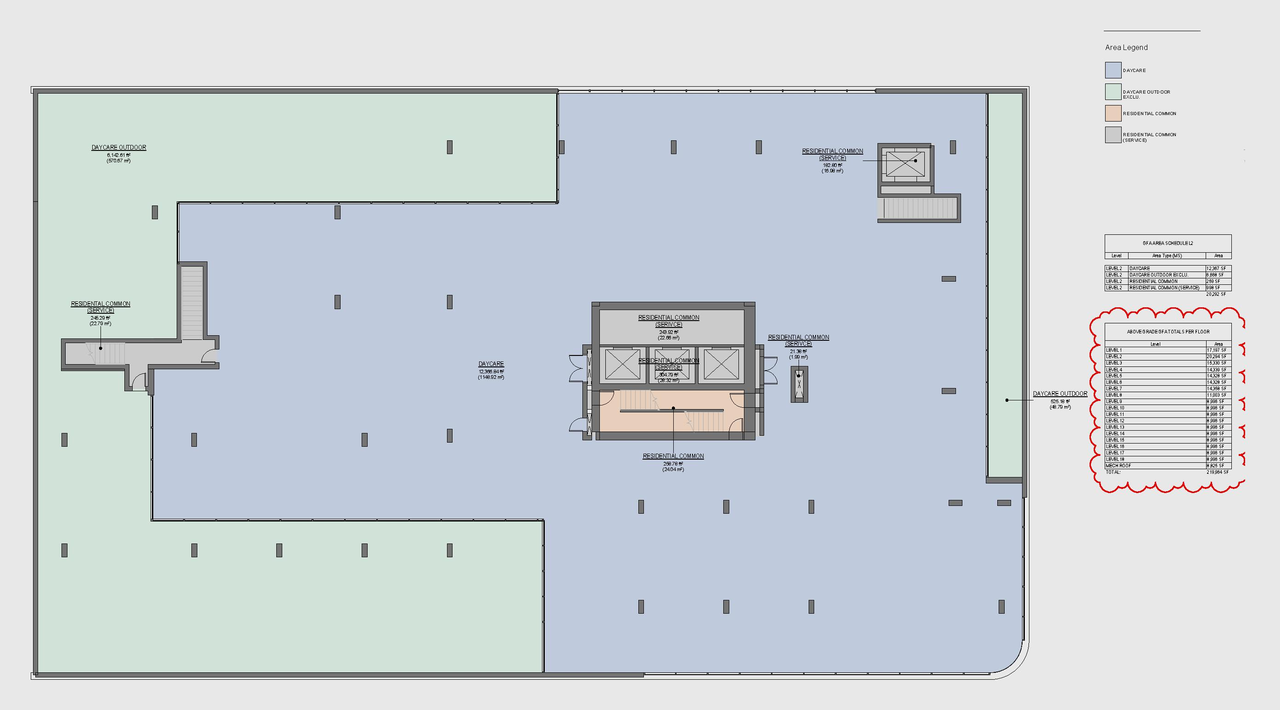 Construction site plan for project from page 73 of the file 'Application booklet'