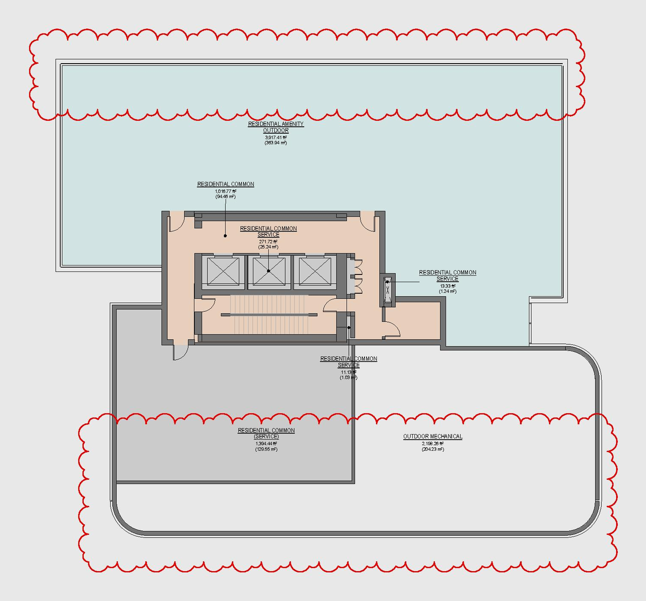 Construction site plan for project from page 80 of the file 'Application booklet'