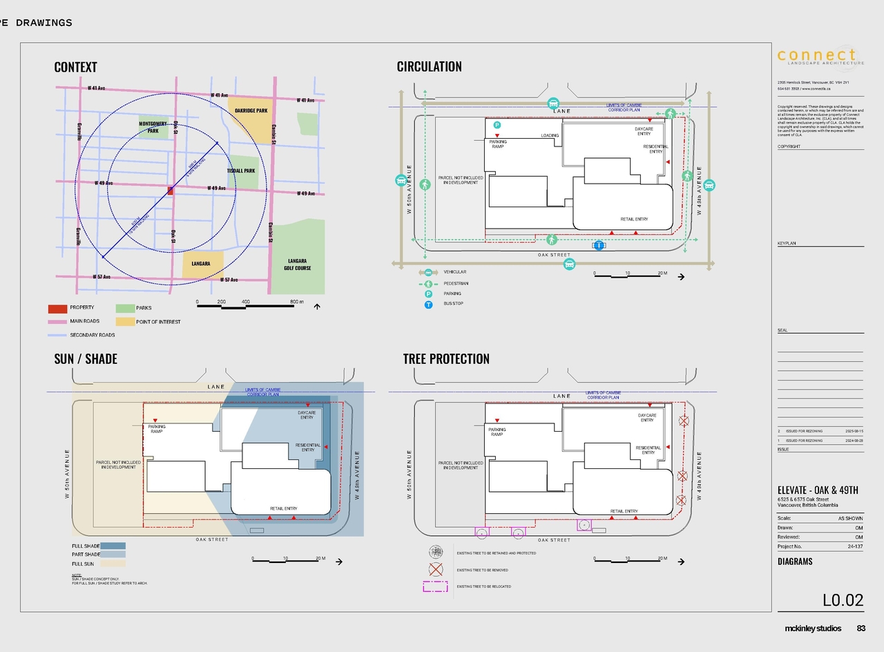 Construction site plan for project from page 83 of the file 'Application booklet'
