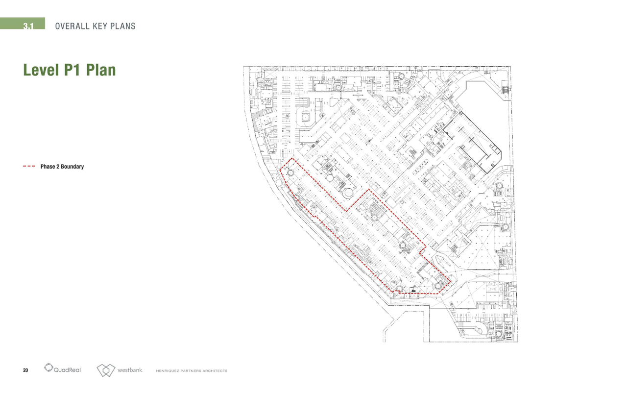Construction site plan for project from page 20 of the file 'Application booklet'