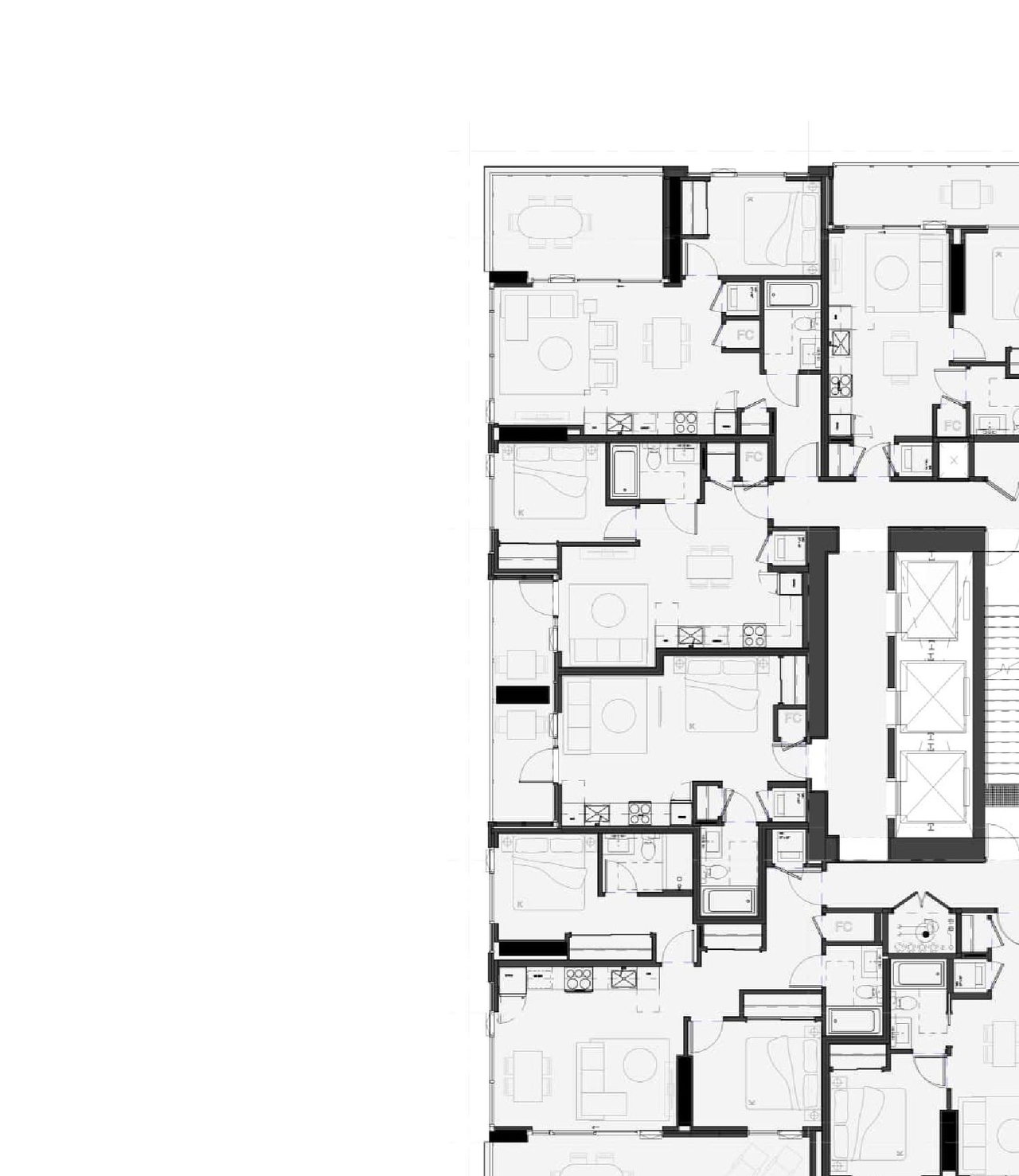 Floor plan for project from page 39 of the file 'Application booklet'